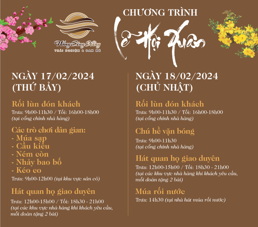 NẮNG SÔNG HỒNG-TƯNG BỪNG VUI LỄ HỘI
